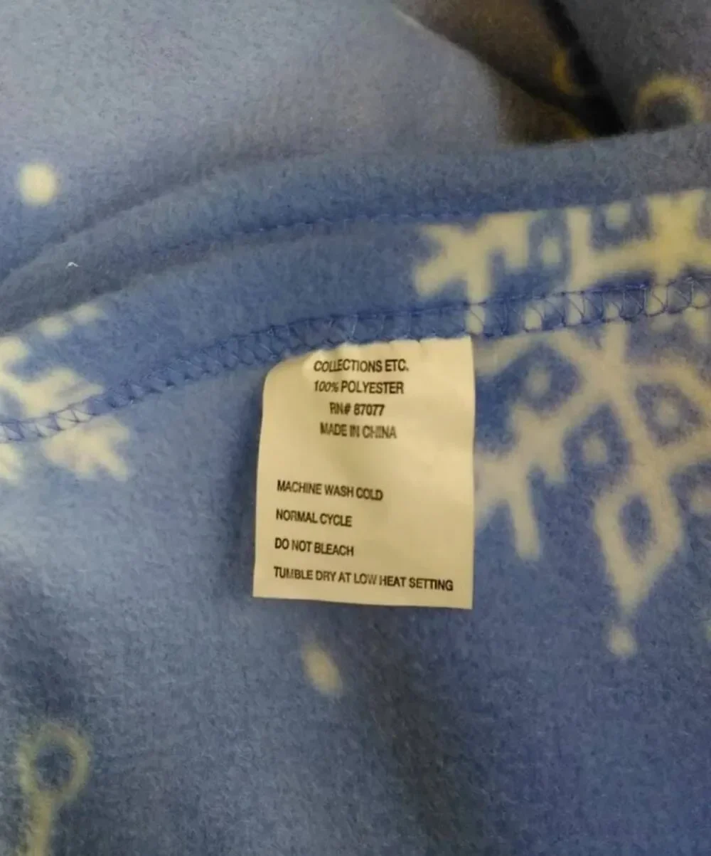 Collections Etc. Blanket and Pillowcase Set Queen